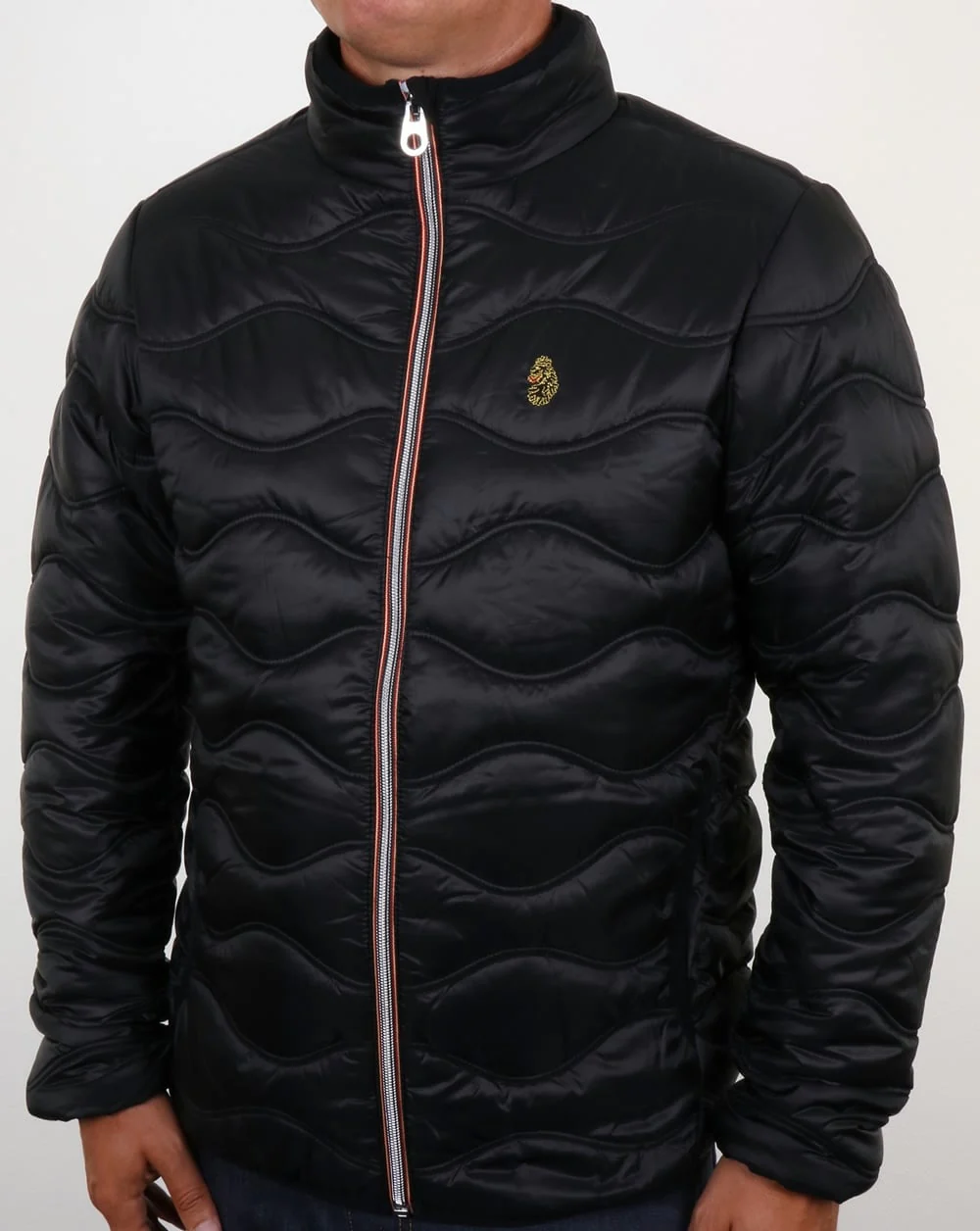 Luke Ruby Quilted Jacket Black