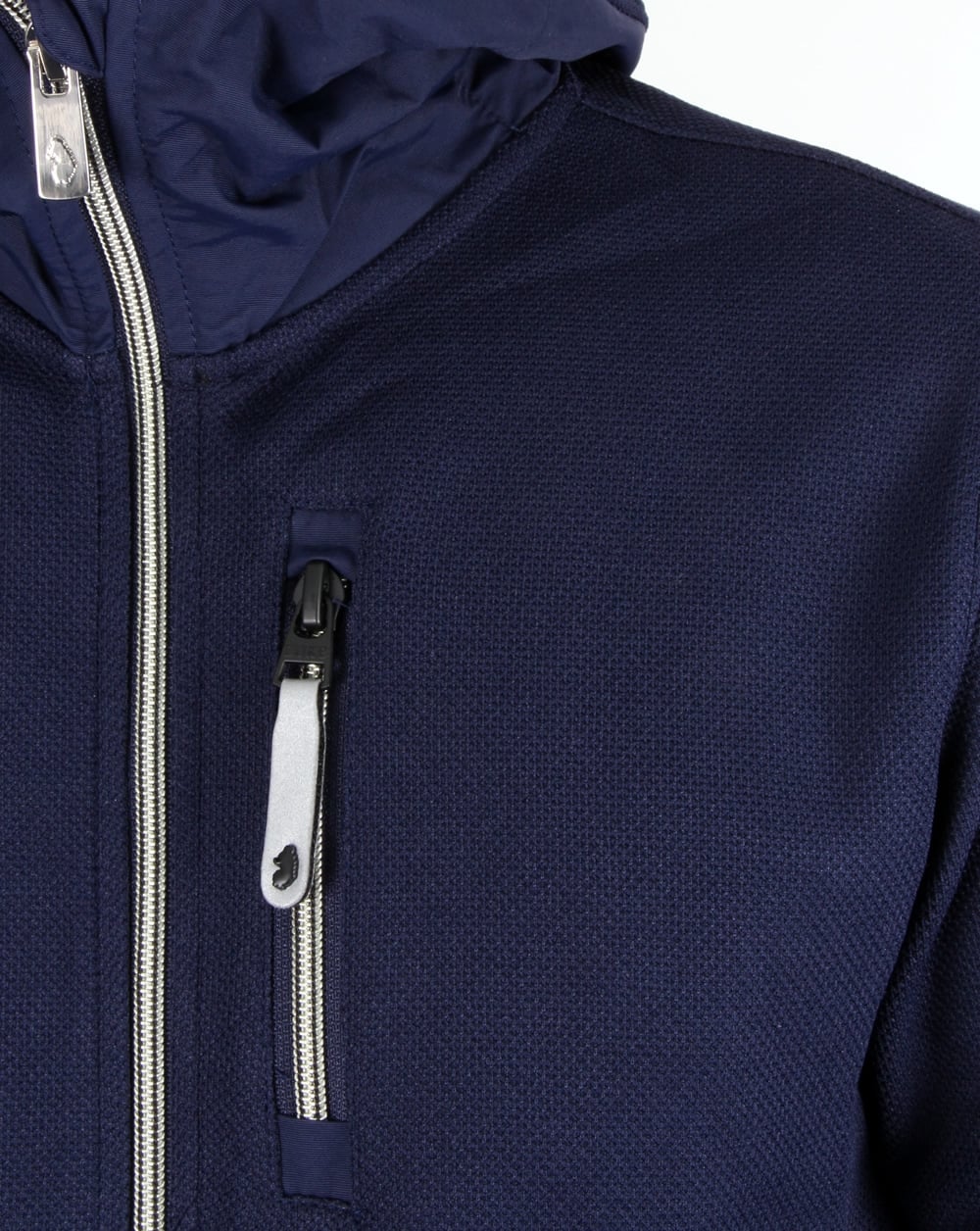 Luke Solid Ground Hoodie Navy - Image 2