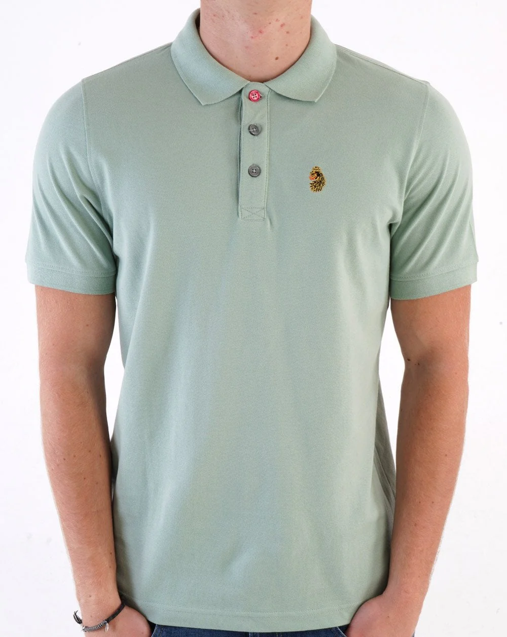 Luke Sport Mead Polo Shirt Jade - Image 3
