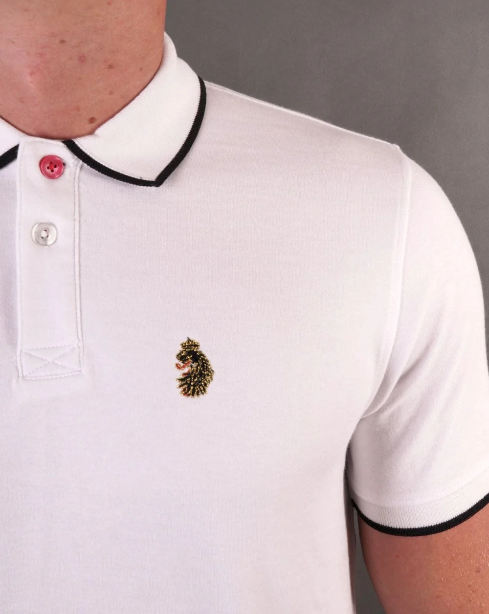 Luke Sport Meadtastic Polo Shirt White - Image 2