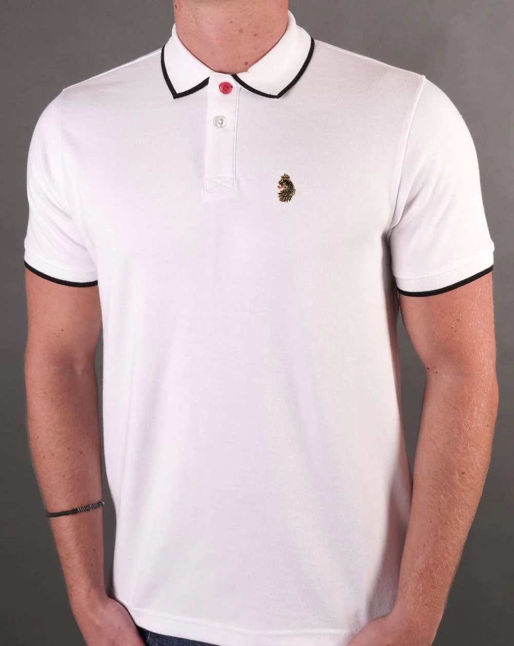 Luke Sport Meadtastic Polo Shirt White - Image 3