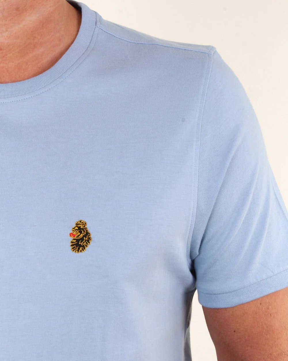 Luke Traff T Shirt Sky Blue - Image 2