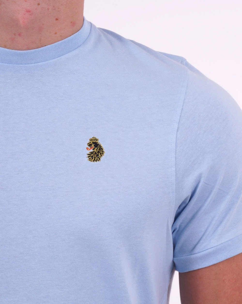 Luke Traffs T Shirt Sky Blue - Image 2