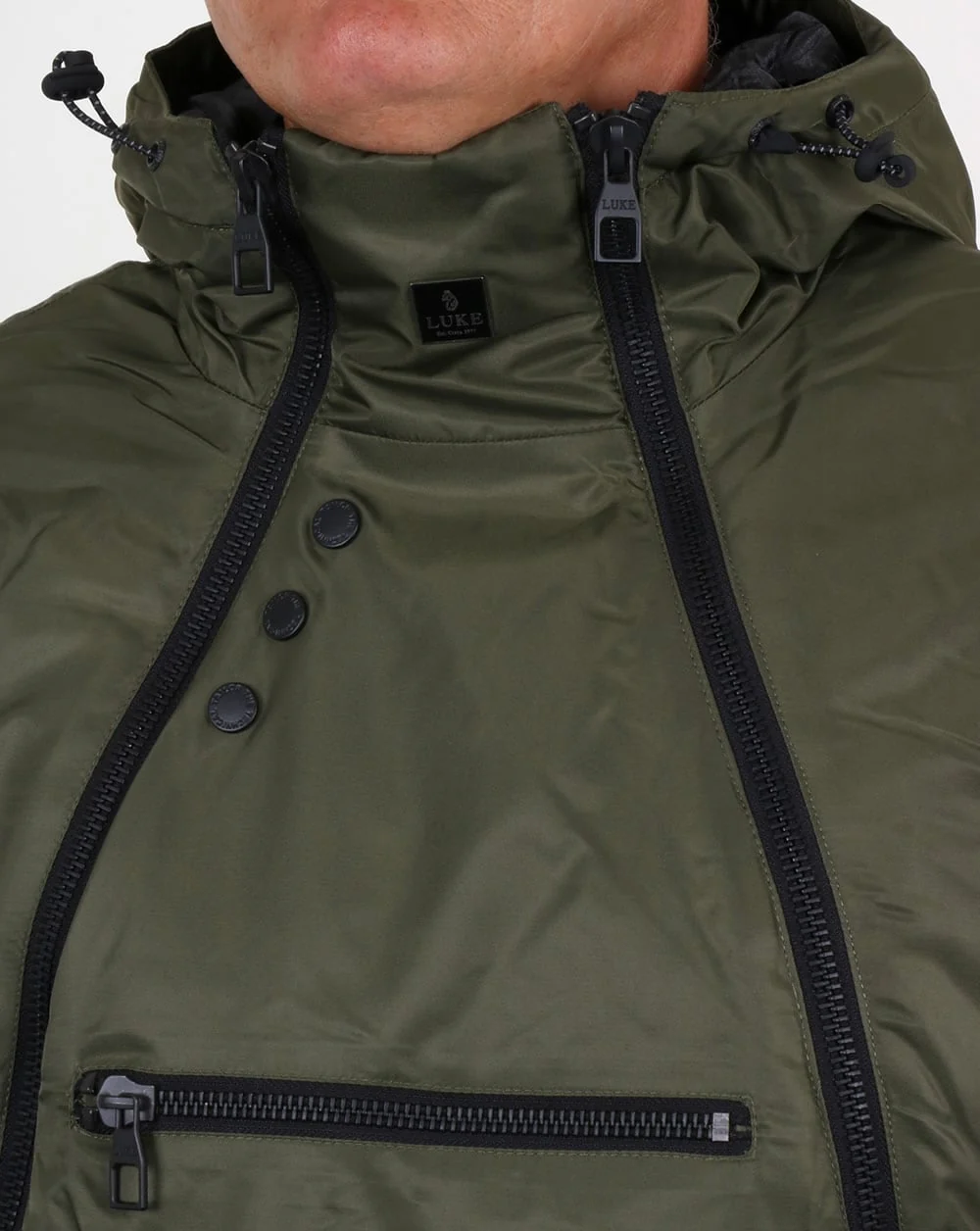Luke Turvey Technical Jacket Khaki - Image 2