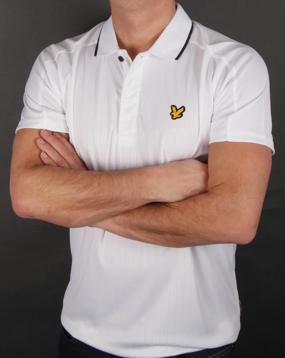 Lyle And Scott Active Banks Polo Shirt White - Image 3