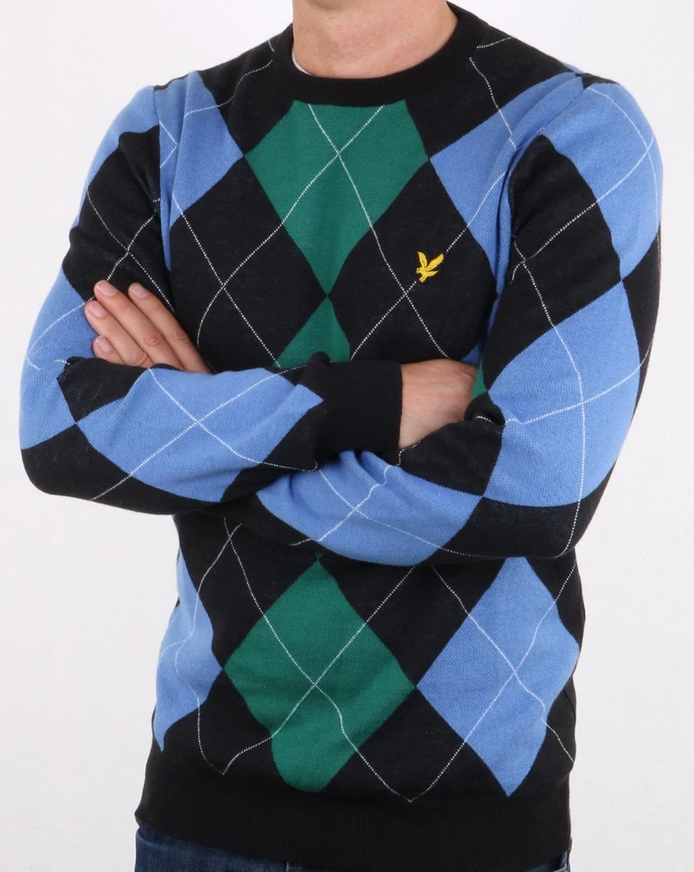Lyle And Scott Argyle Diamond Jumper - Image 2