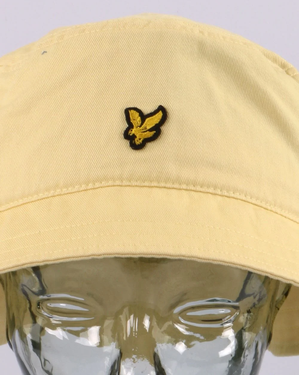 Lyle And Scott Cotton Twill Bucket Hat Lemon - Image 2