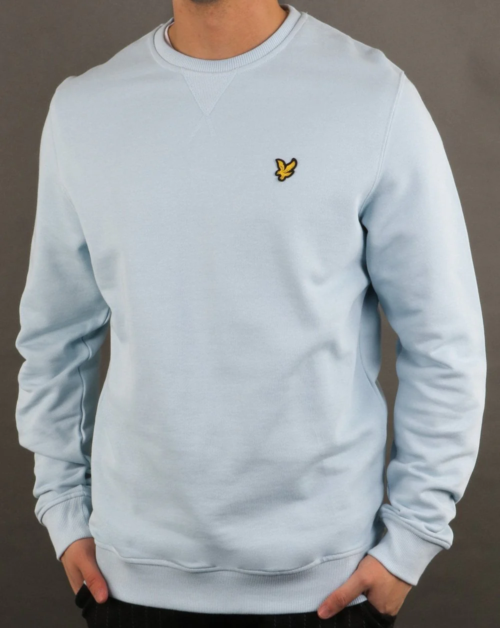 Lyle And Scott Crew Neck Sweatshirt Blue Shore