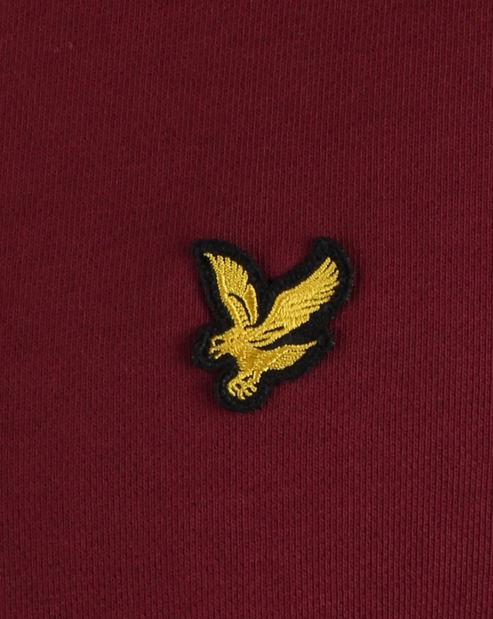Lyle And Scott Crew Neck Sweatshirt Claret - Image 3