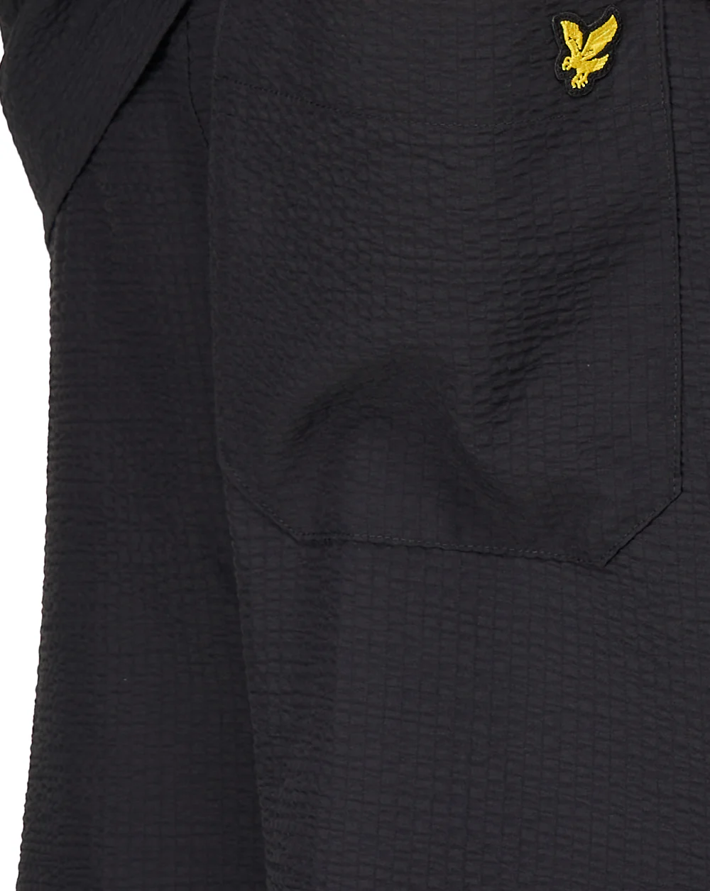 Lyle & Scott Crinkle Resort Shorts Black - Image 6