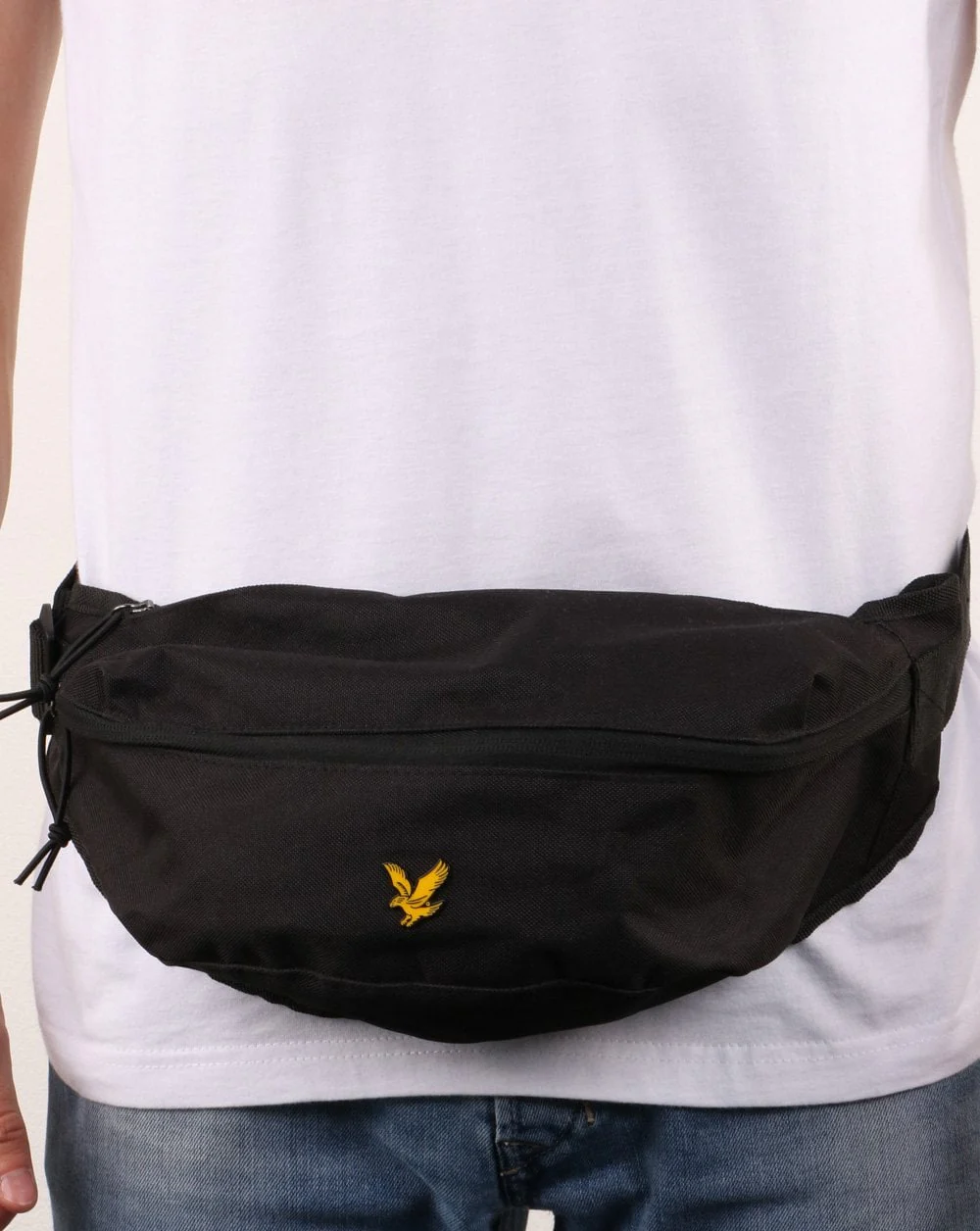 Lyle And Scott Cross Body Sling Bag True Black - Image 3