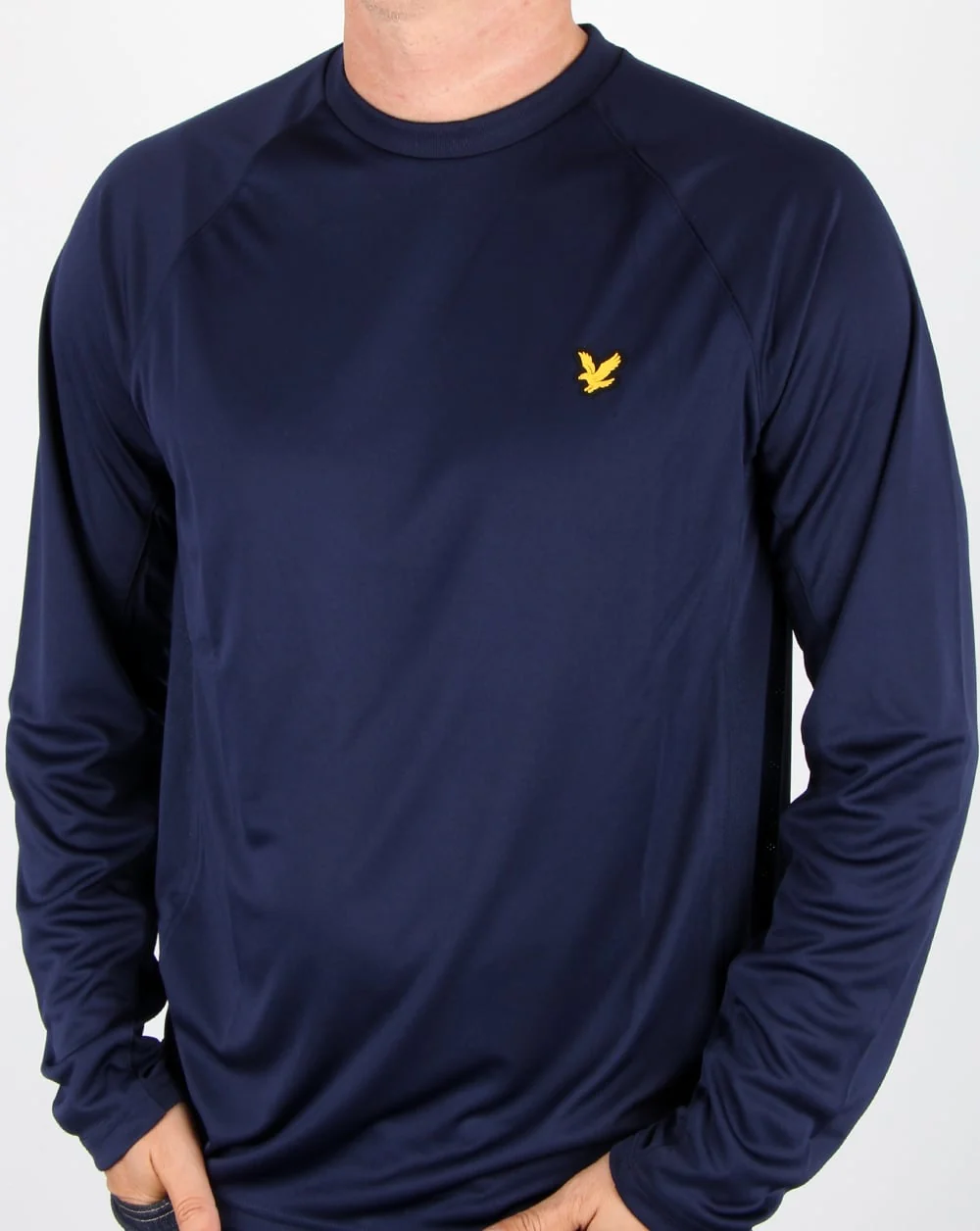 Lyle And Scott Fitness Long Sleeve Fitness T Shirt Navy