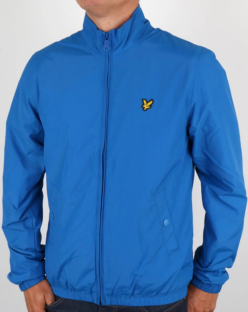 Lyle And Scott Funnel Neck Jacket Lake Blue
