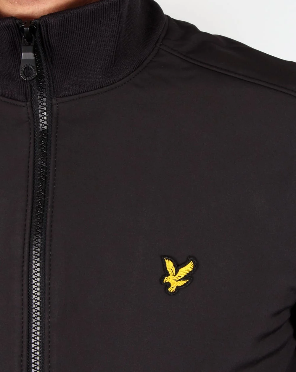 Lyle And Scott Funnel Neck Jacket True Black - Image 2