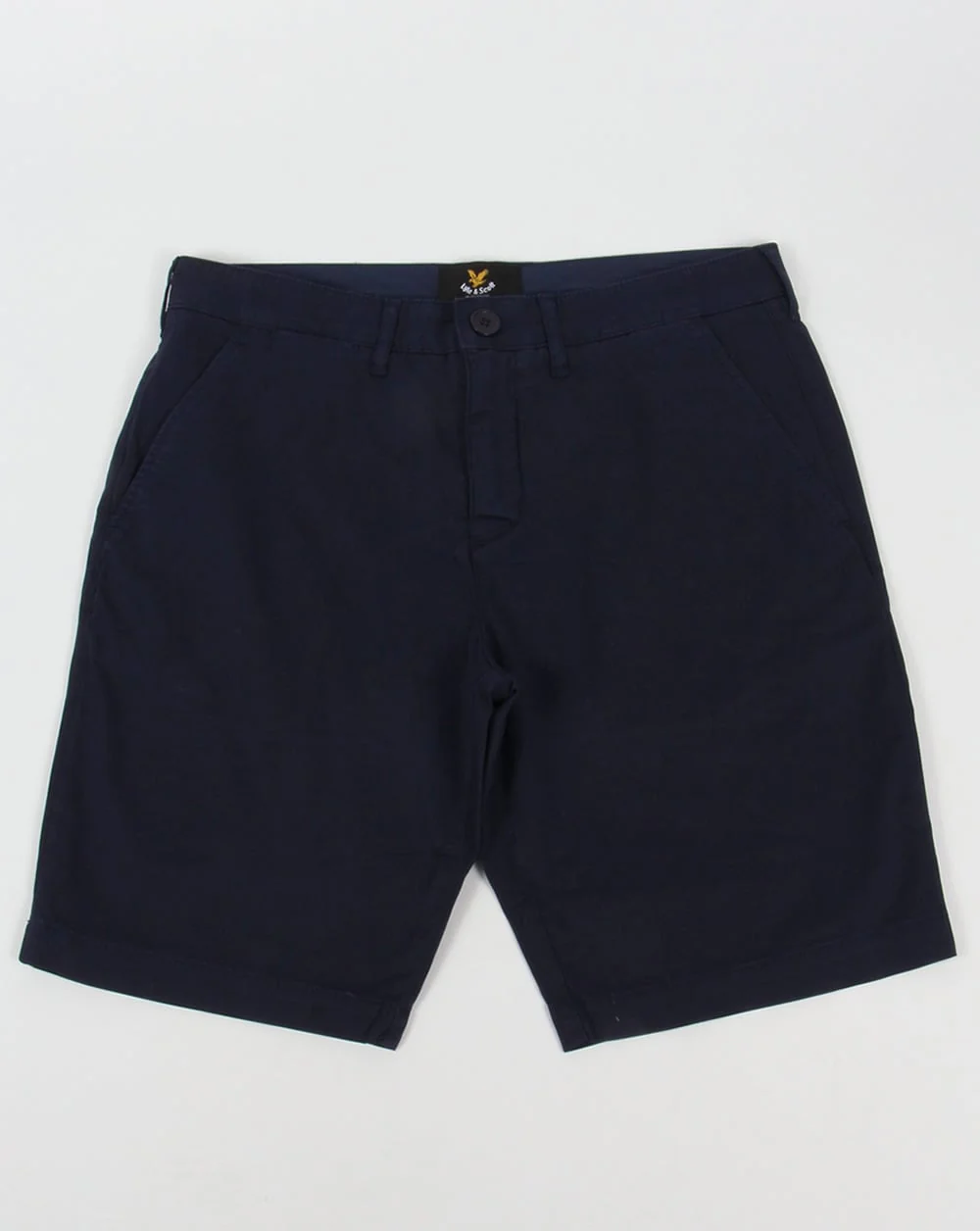 Lyle And Scott Garment Dye Shorts Navy