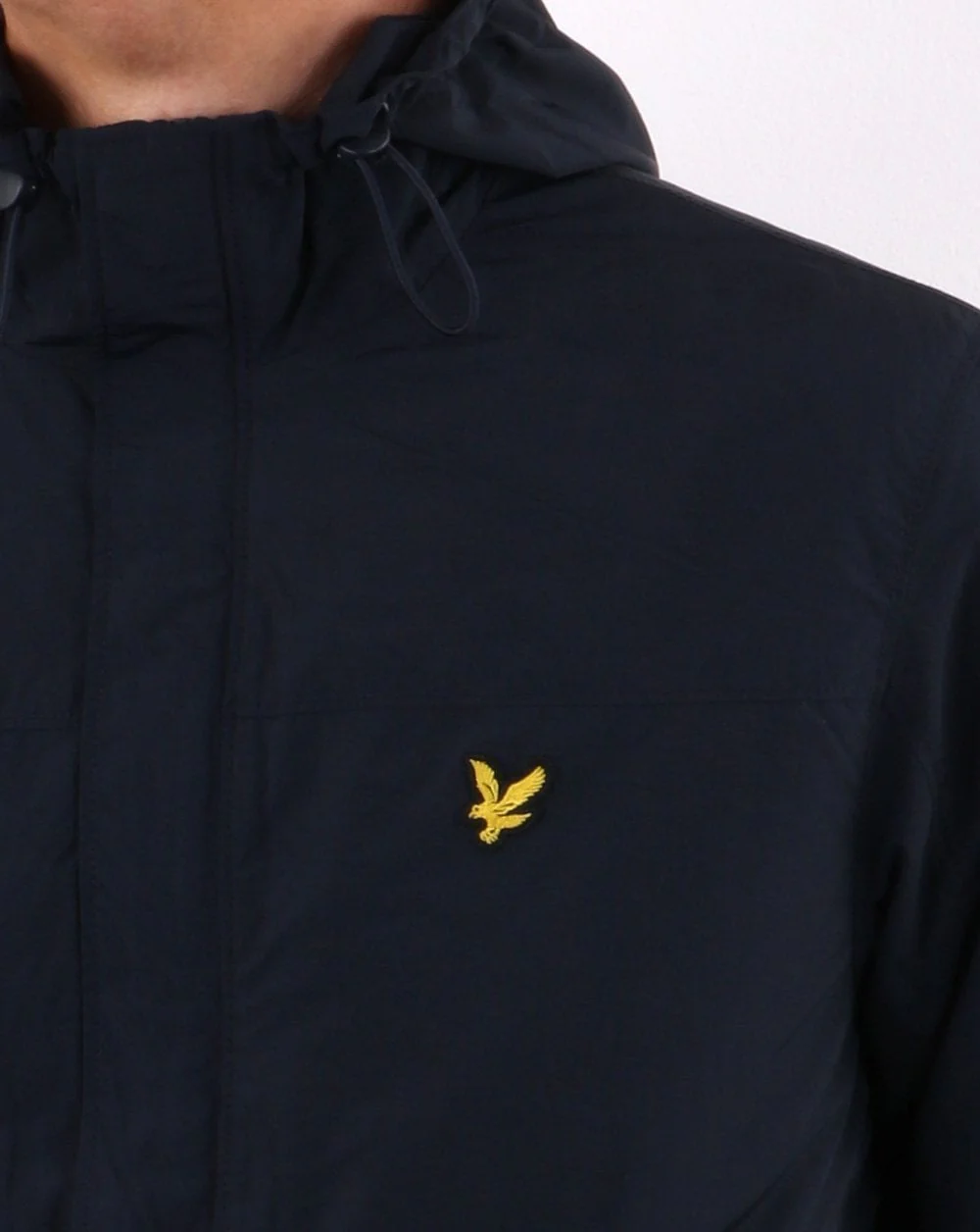 Lyle And Scott Hooded Jacket Navy - Image 4