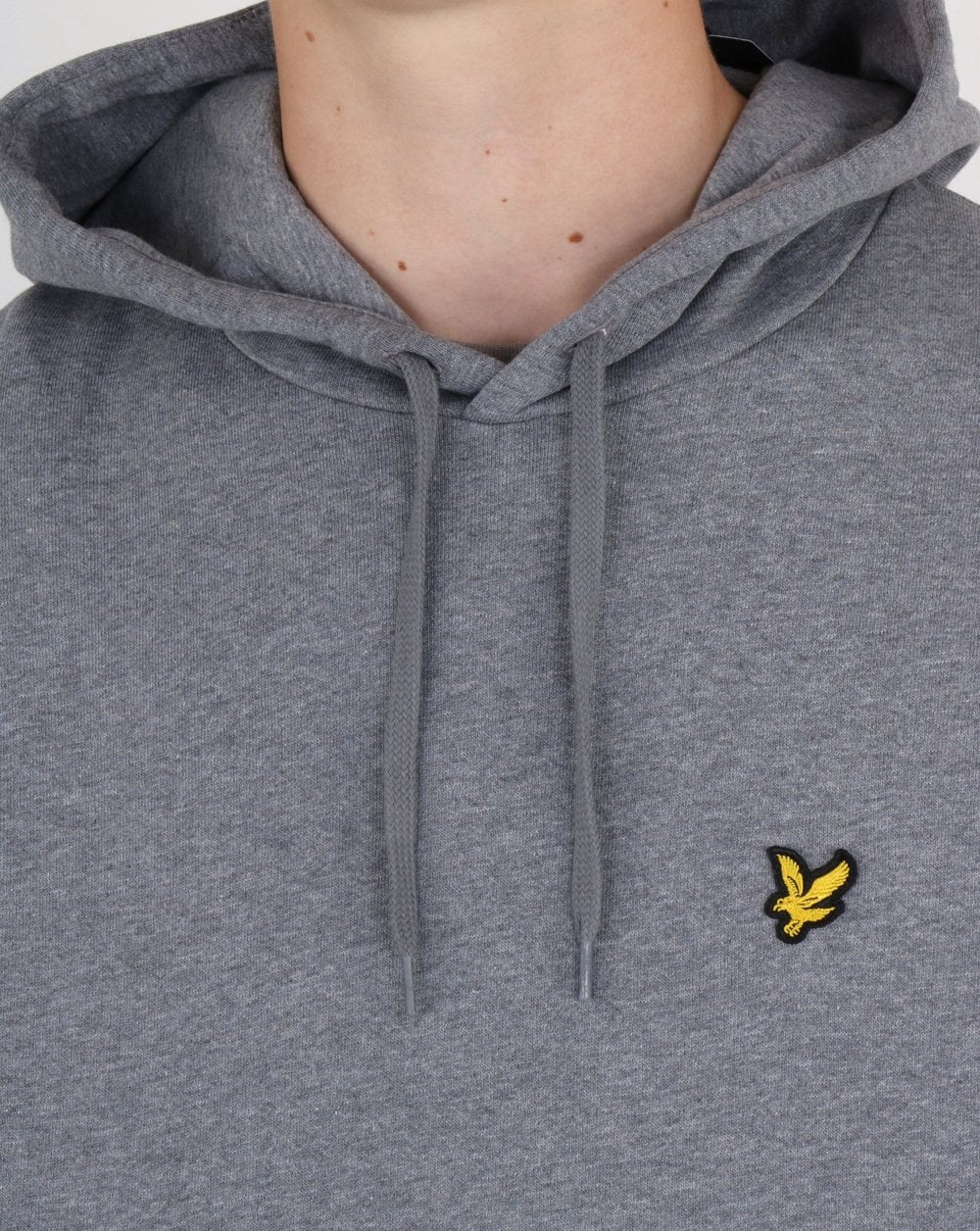 Lyle And Scott Hoody Mid Grey Marl - Image 2