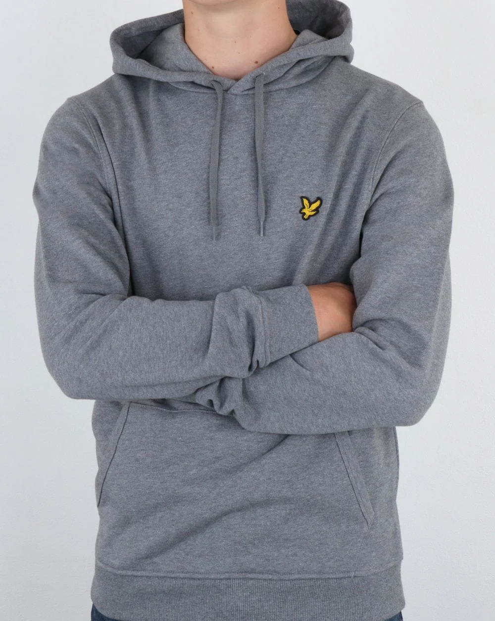 Lyle And Scott Hoody Mid Grey Marl - Image 3