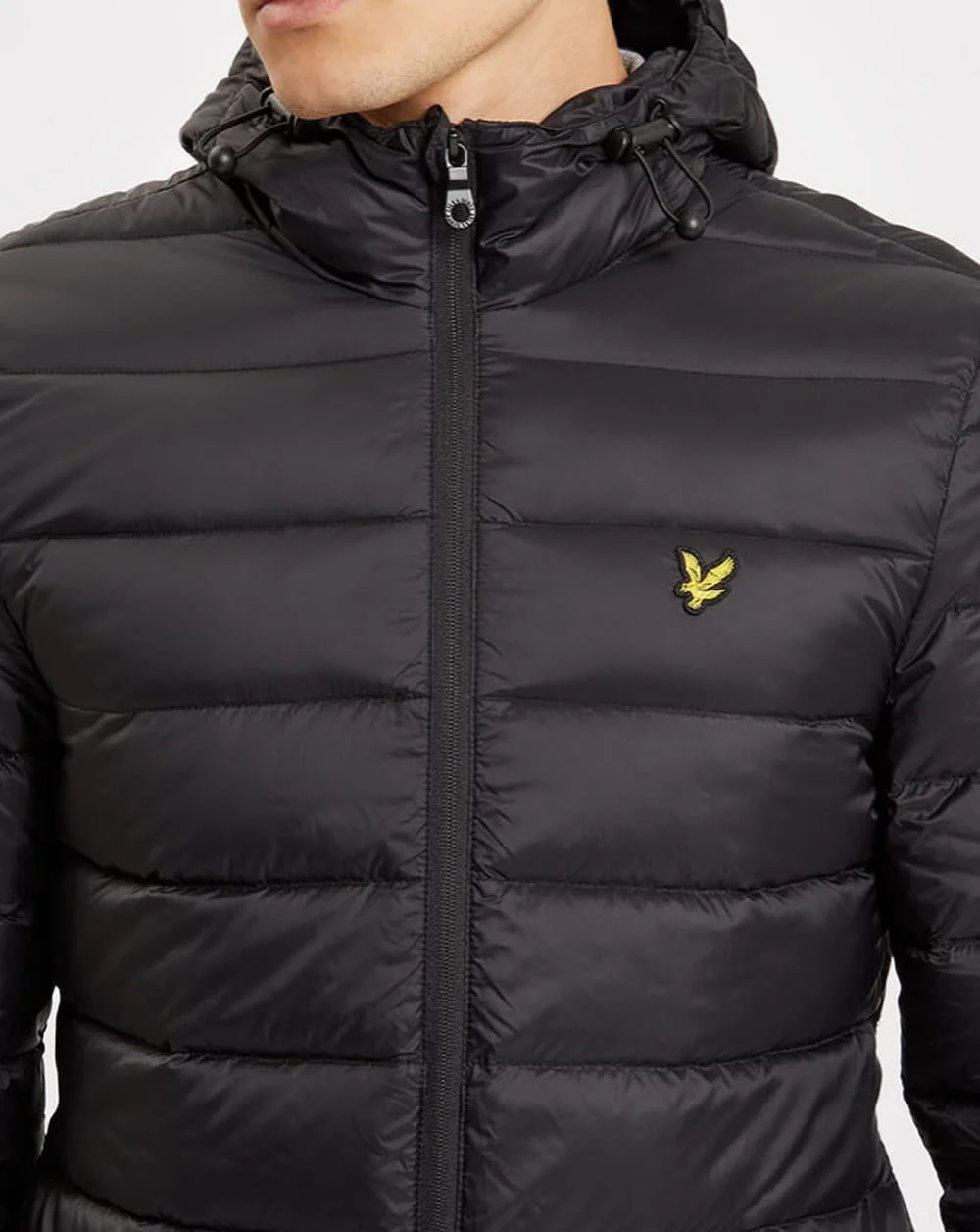 Lyle And Scott Lightweight Puffer Jacket Black - Image 2