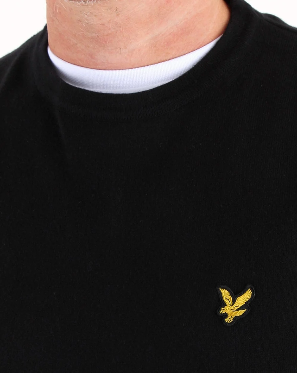 Lyle And Scott Merino Jumper True Black - Image 2
