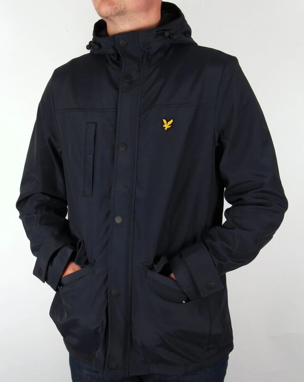 Lyle And Scott Microfleece Lined Jacket Navy