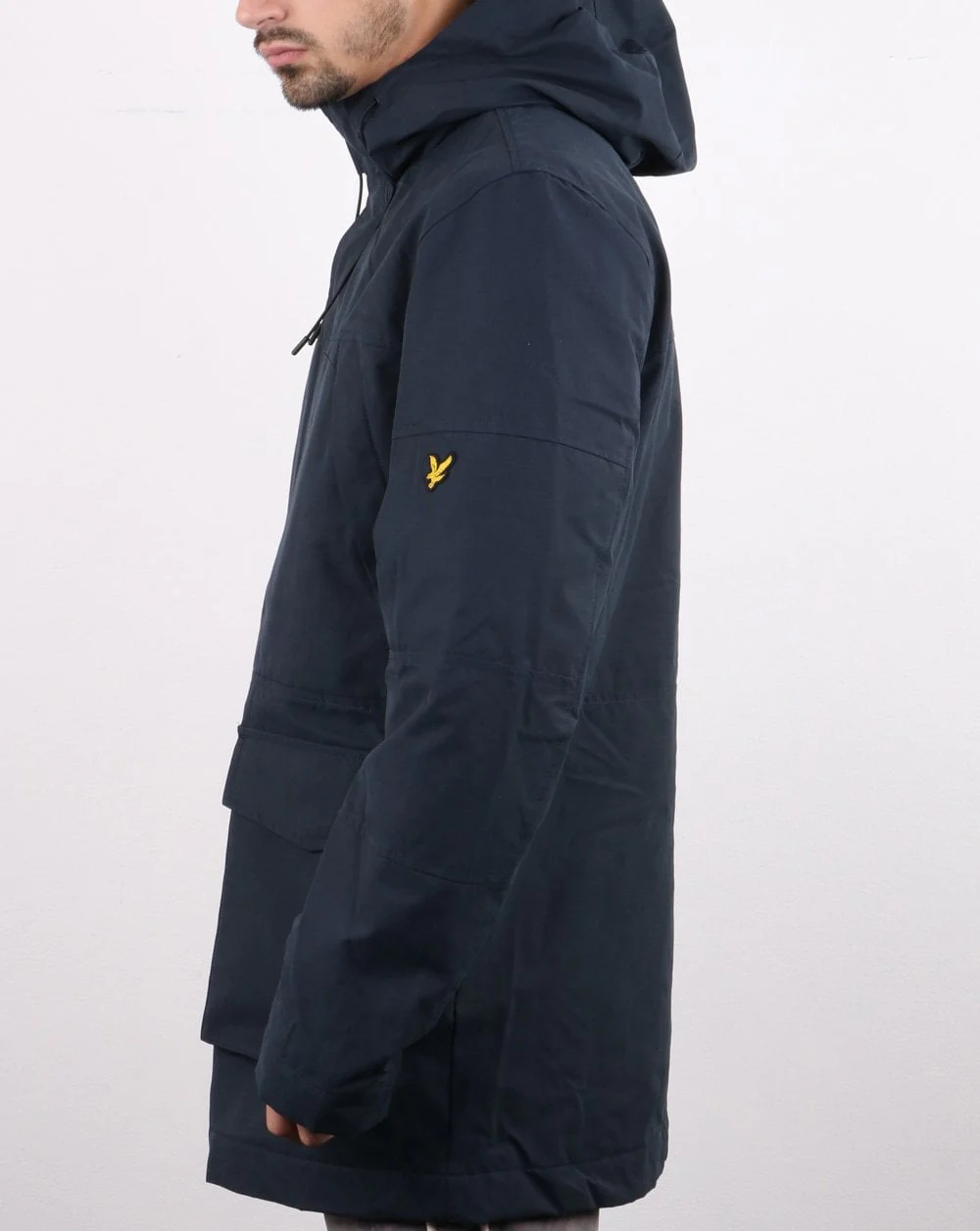 Lyle And Scott Panelled Jacket Navy - Image 3
