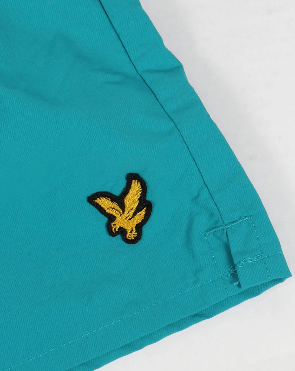 Lyle And Scott Plain Swim Shorts Aqua Green - Image 3