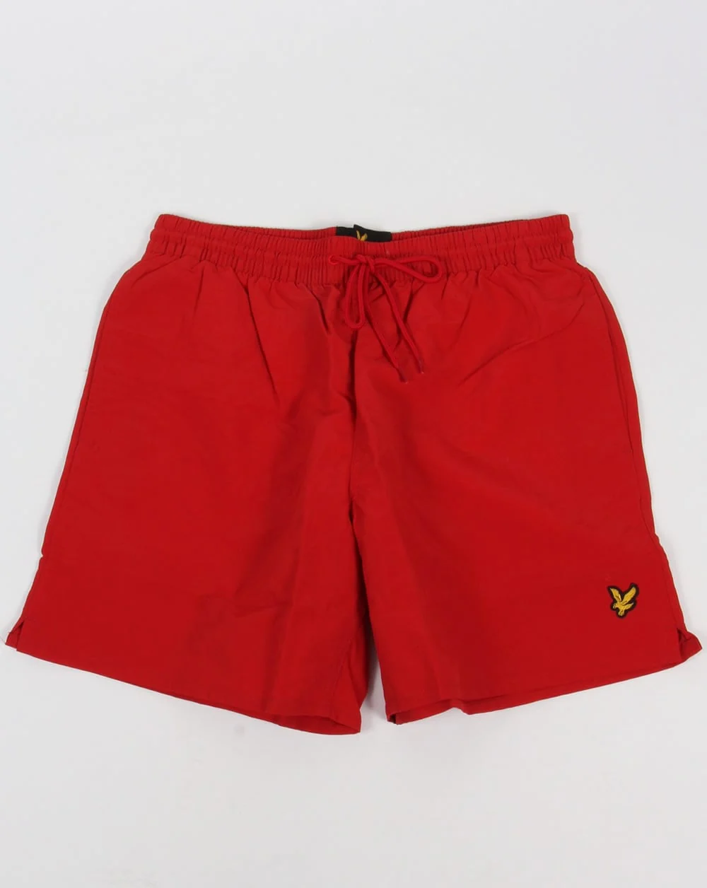Lyle And Scott Plain Swim Shorts Racing Red