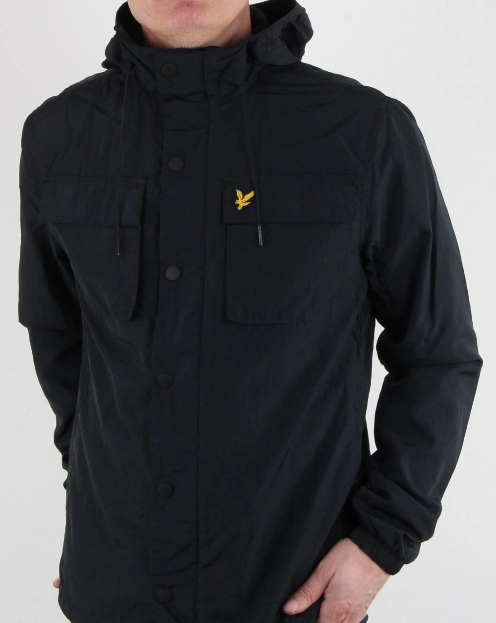 Lyle And Scott Pocket Jacket Dark Navy - Image 3