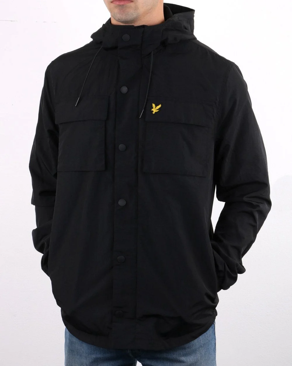 Lyle And Scott Pocket Jacket True Black - Image 3