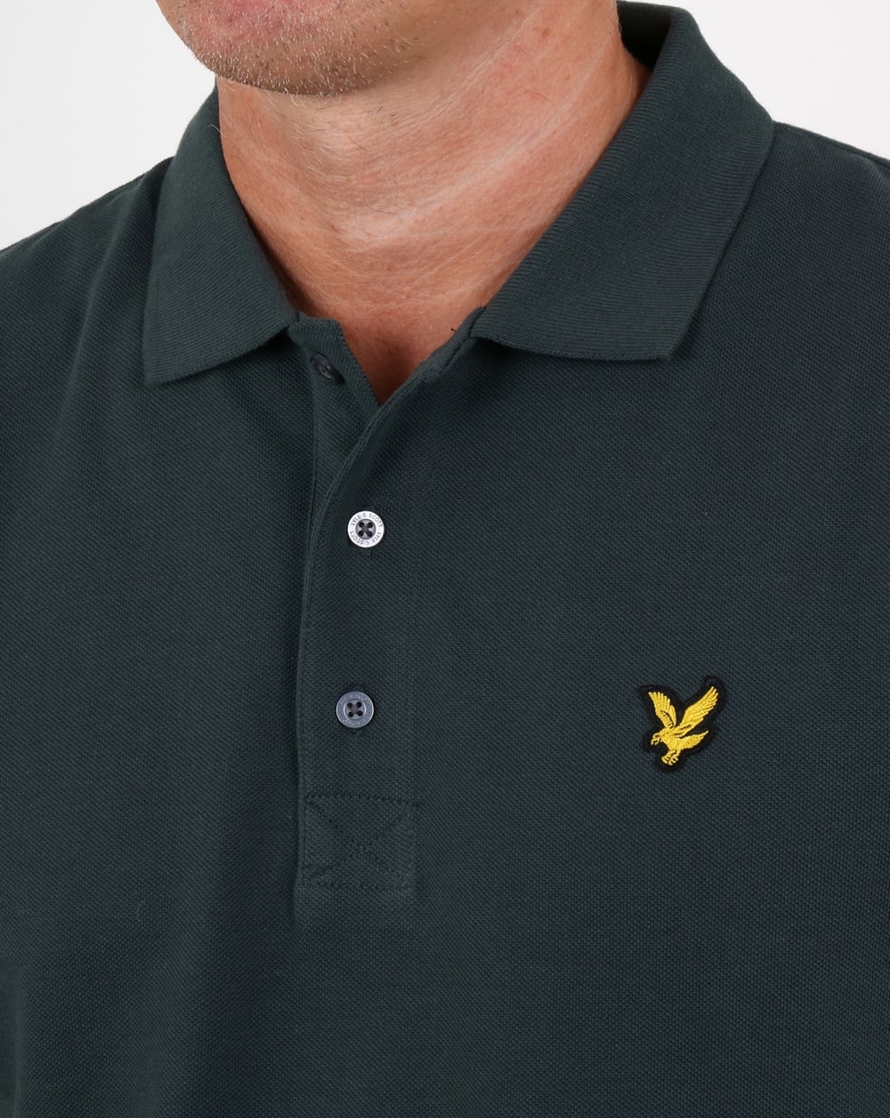 Lyle And Scott Polo Shirt Forest Green - Image 2