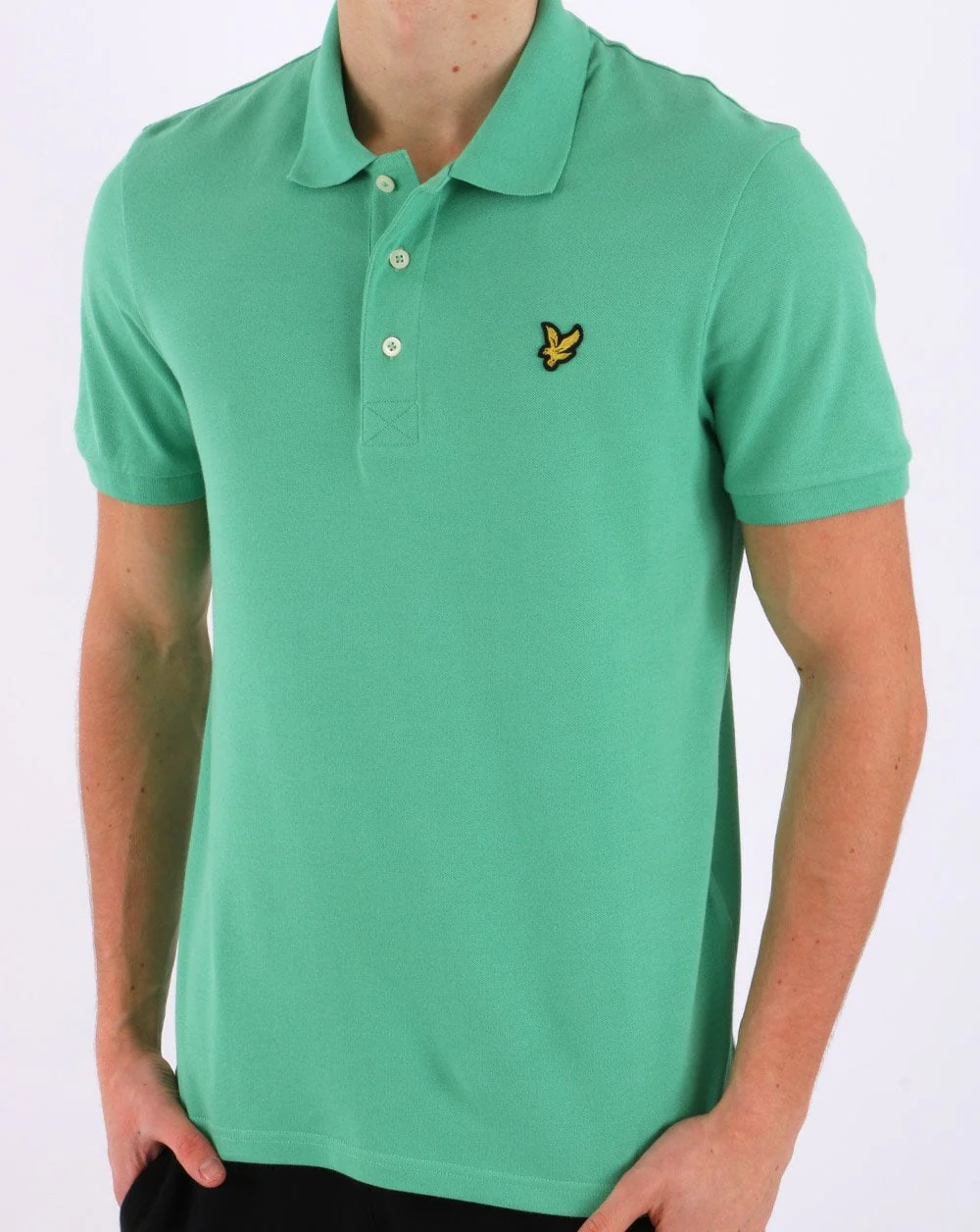 Lyle And Scott Polo Shirt Green - Image 3