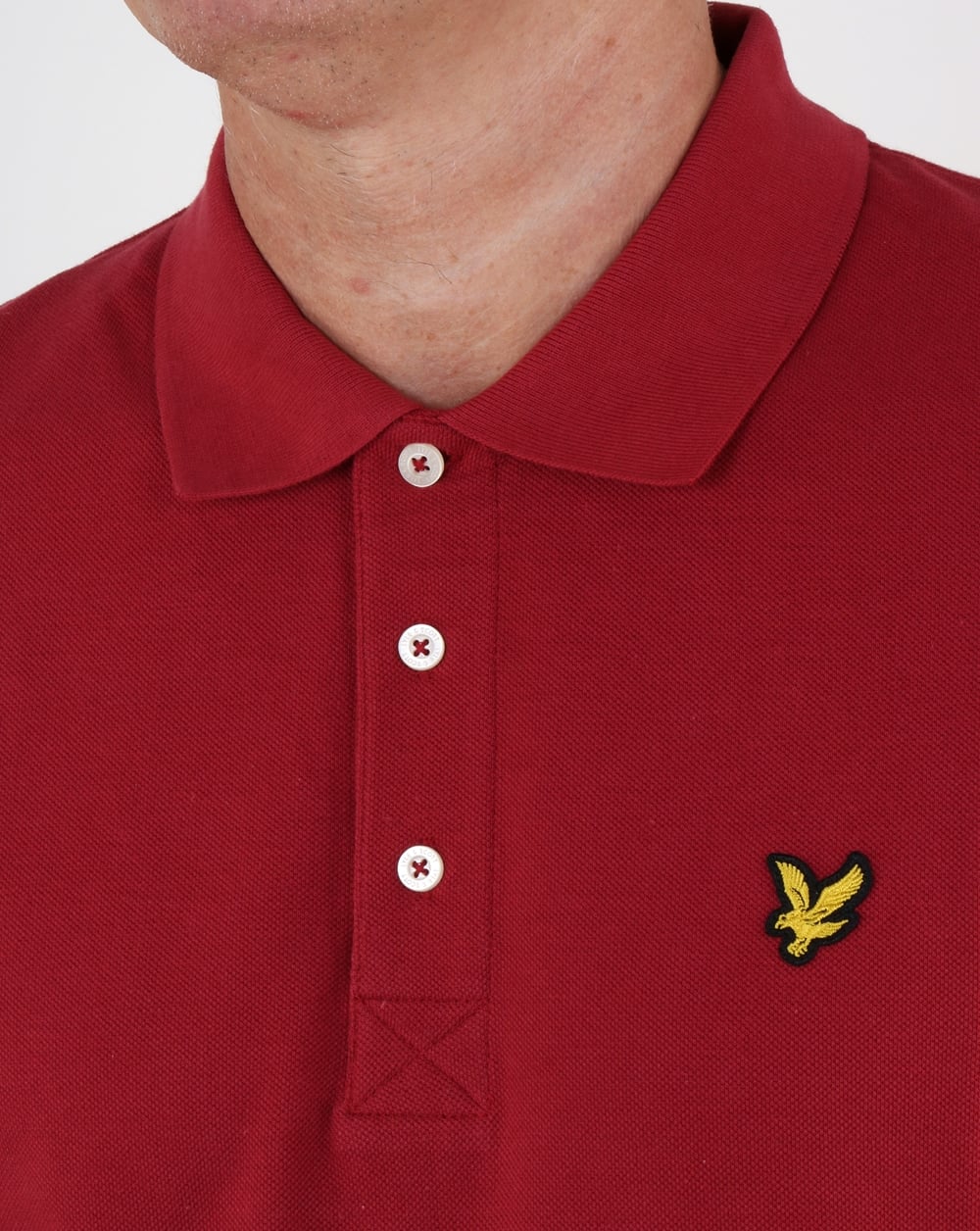 Lyle And Scott Polo Shirt Pomegranate - Image 2