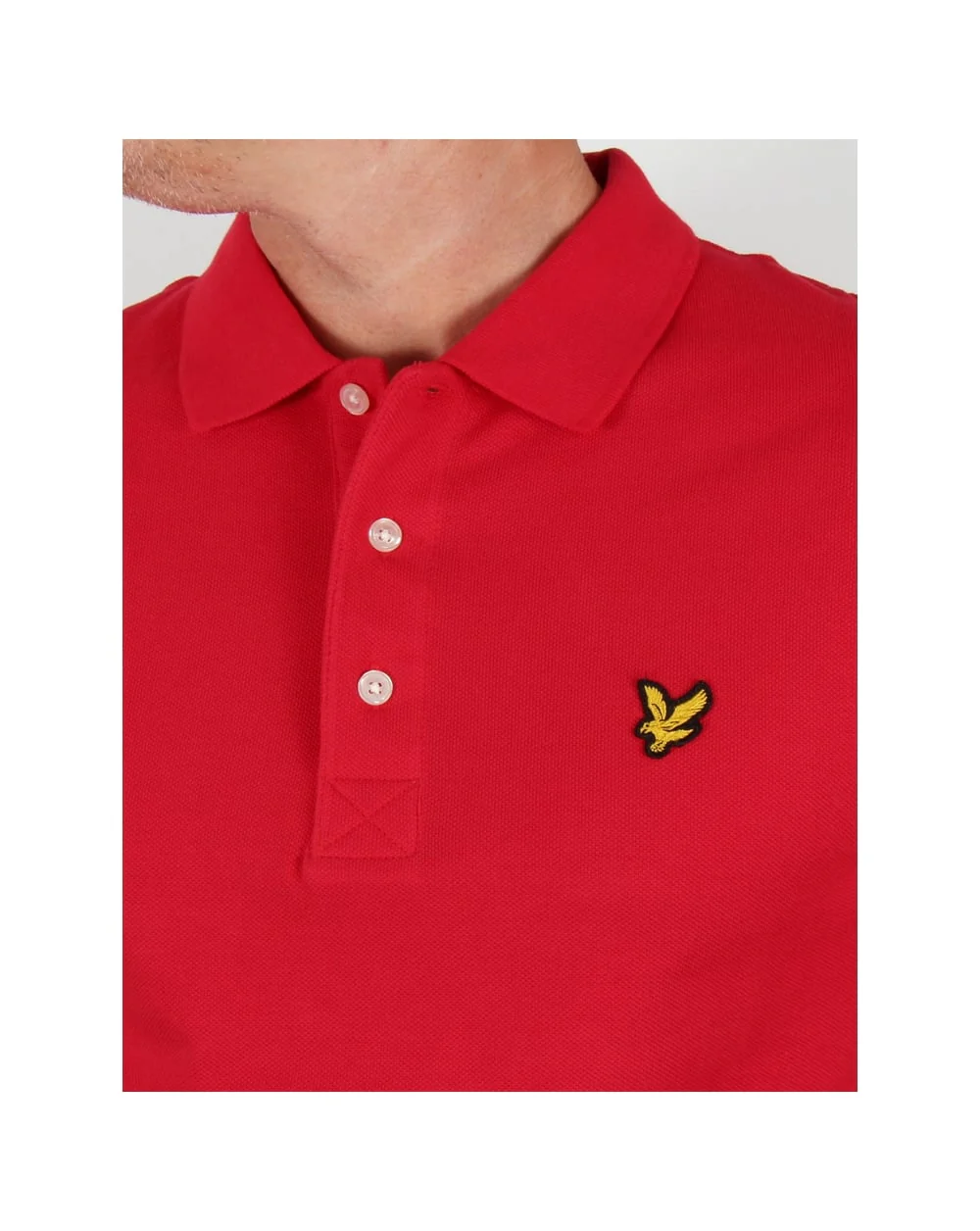 Lyle And Scott Polo Shirt Red - Image 2