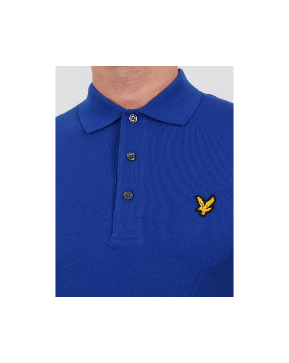 Lyle And Scott Polo Shirt S/s Royal Blue - Image 2