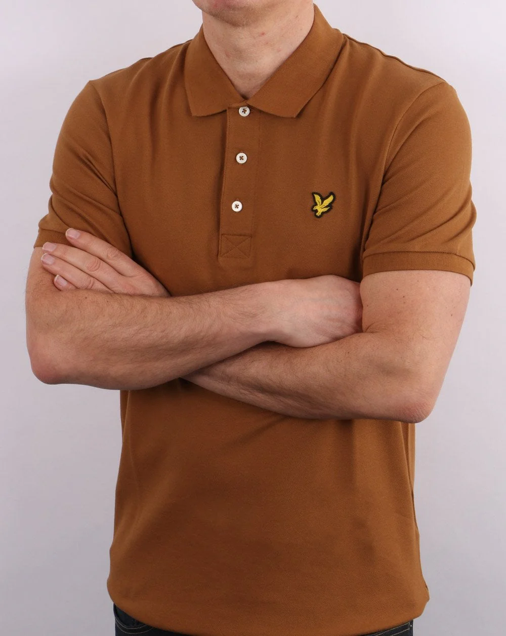 Lyle And Scott Polo Shirt Toffee - Image 2