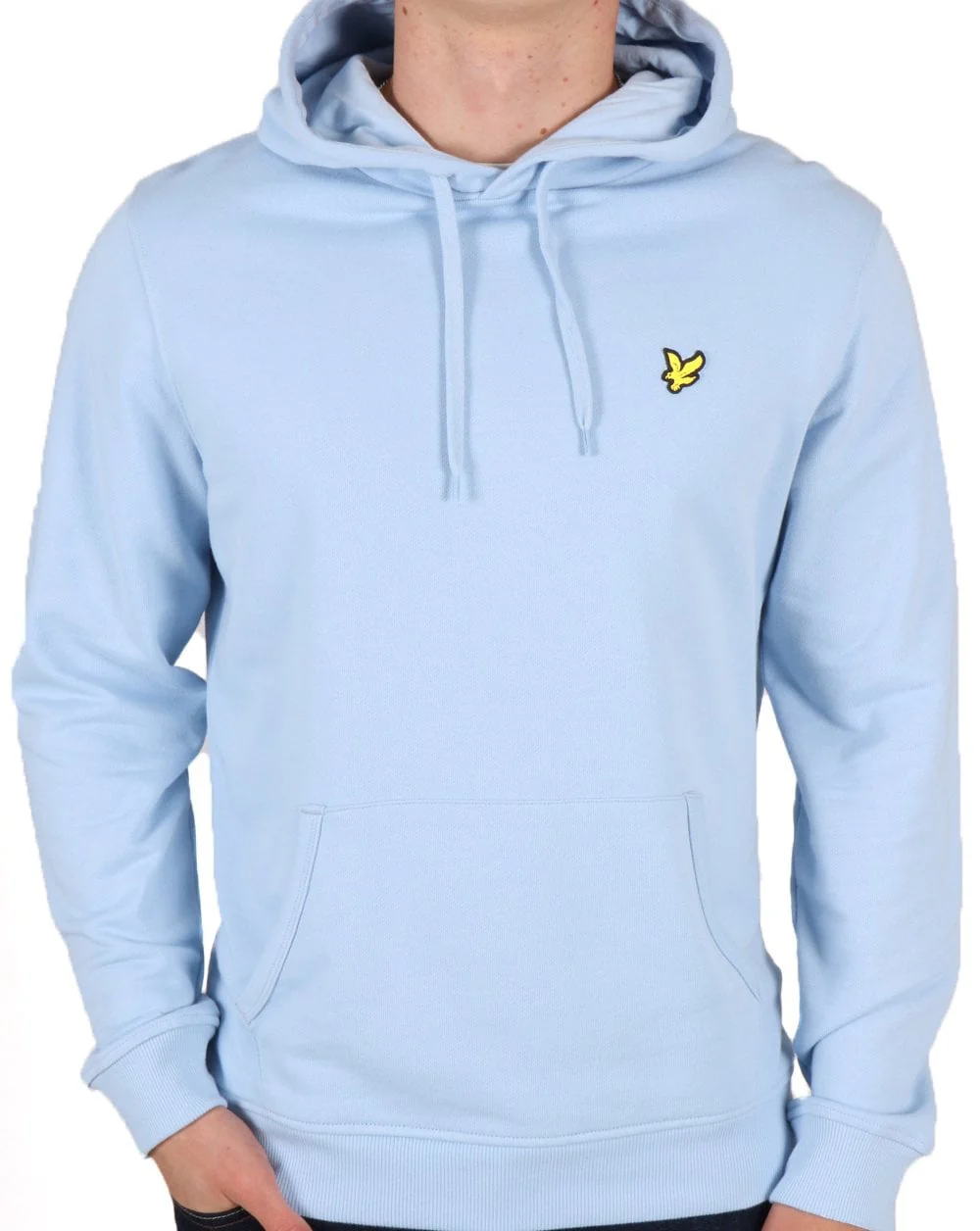 Lyle And Scott Pullover Hoodie Light Blue - Image 3