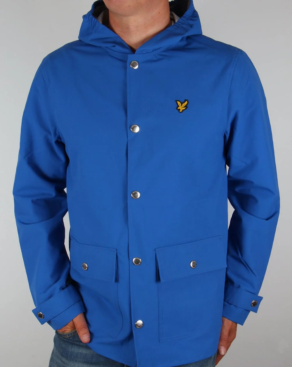 Lyle And Scott Raincoat Lake Blue