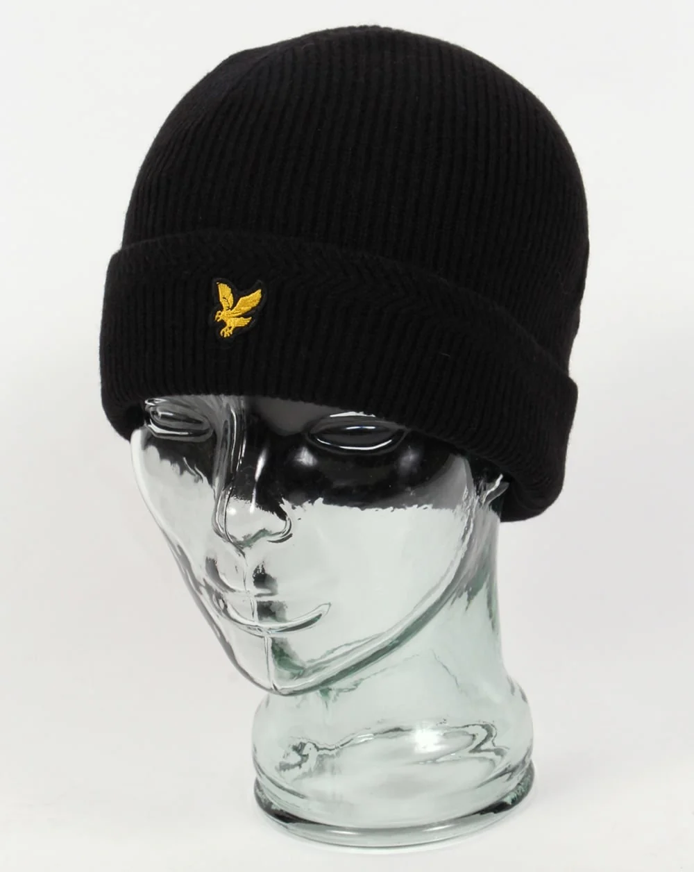 Lyle And Scott Ribbed Beanie Black