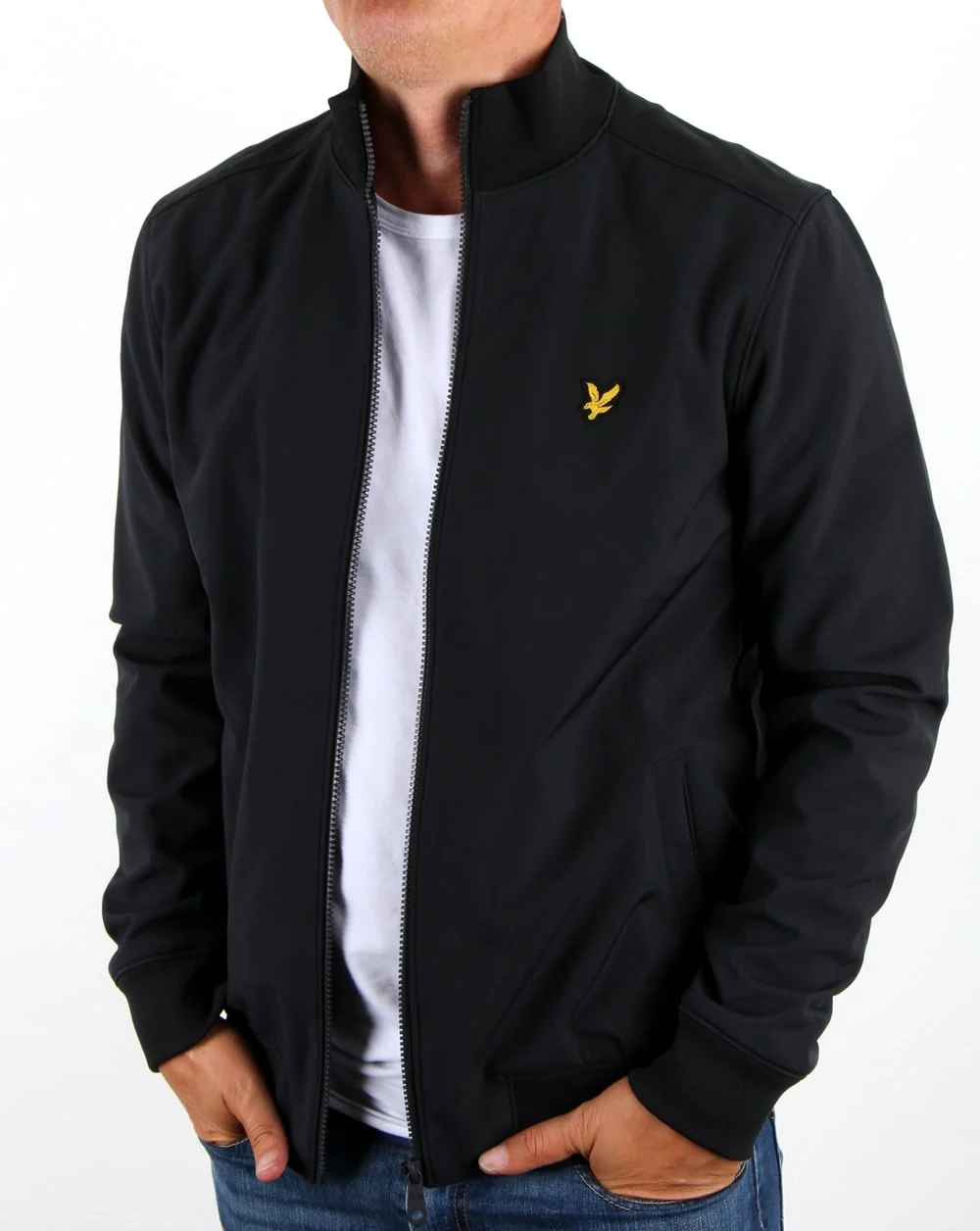 Lyle And Scott Soft Shell Jacket Black - Image 4