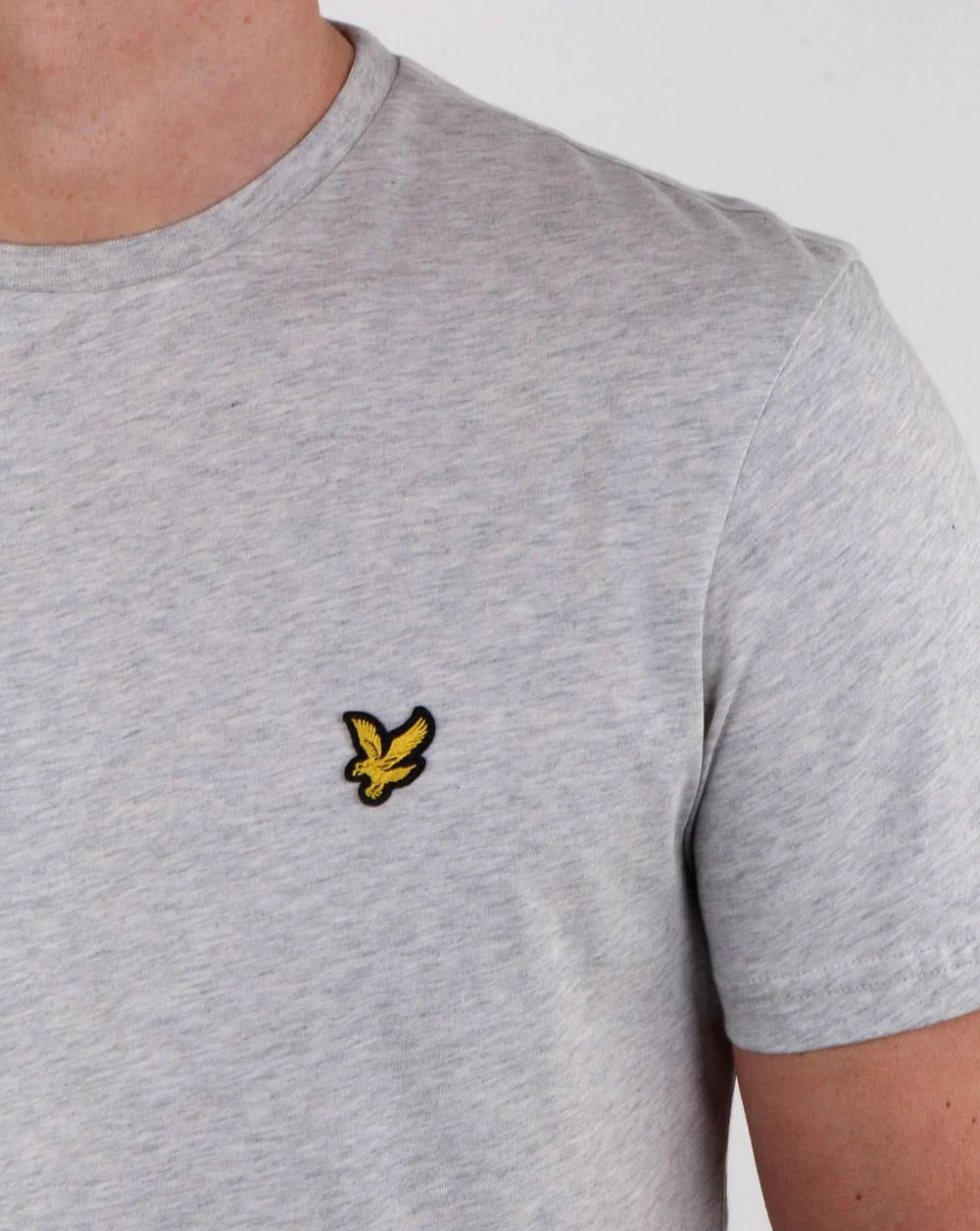 Lyle And Scott T-shirt Light Grey Marl - Image 2