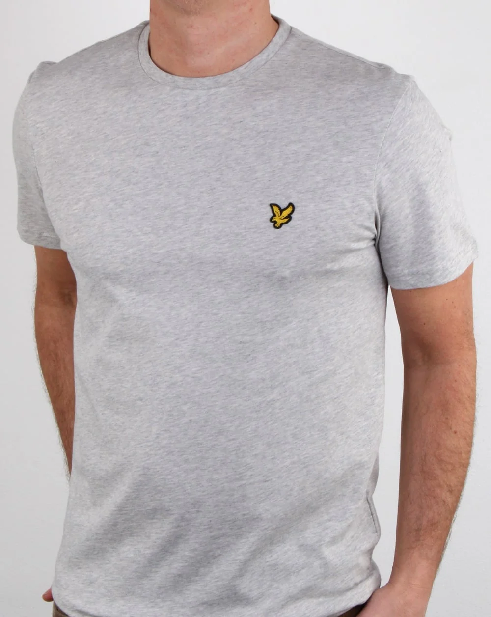 Lyle And Scott T-shirt Light Grey Marl - Image 4
