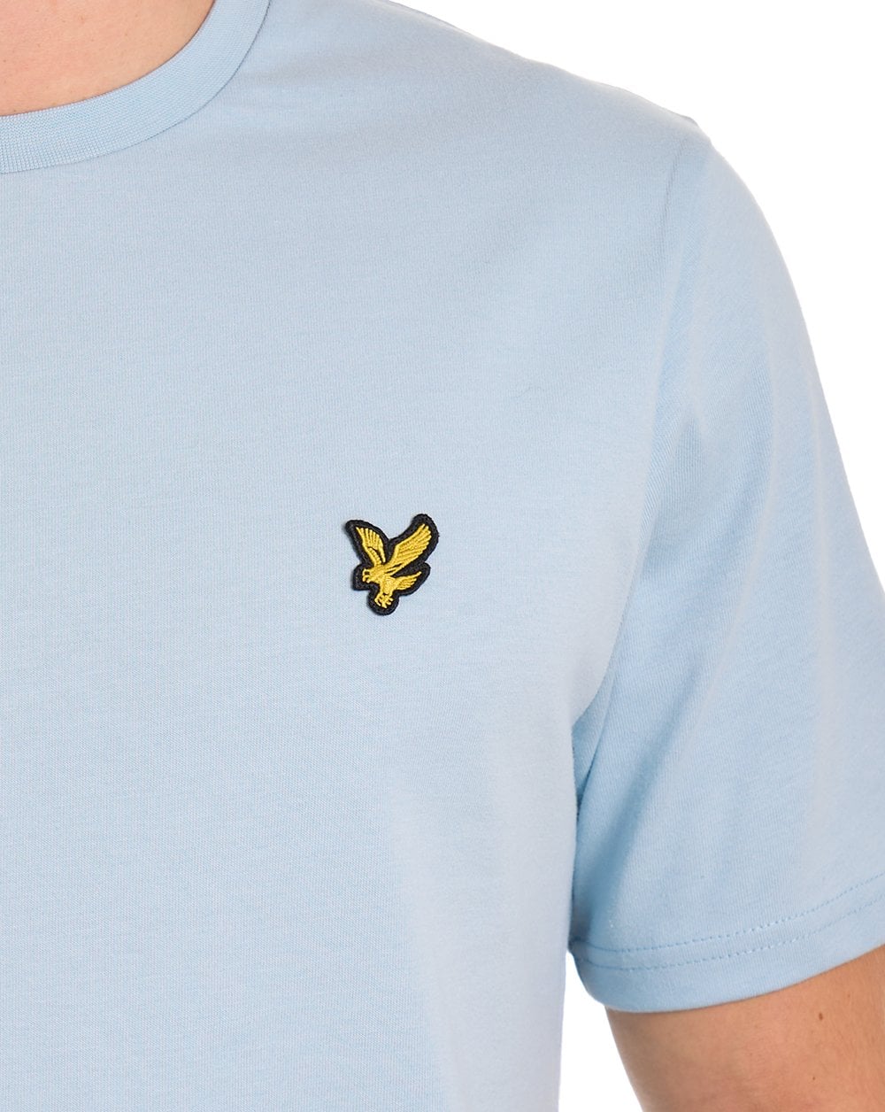 Lyle & Scott T Shirt Opal Blue - Image 3