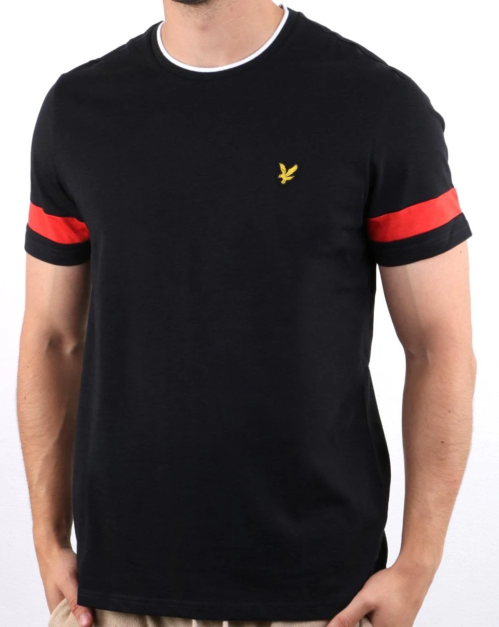 Lyle And Scott Tipped T-shirt True Black