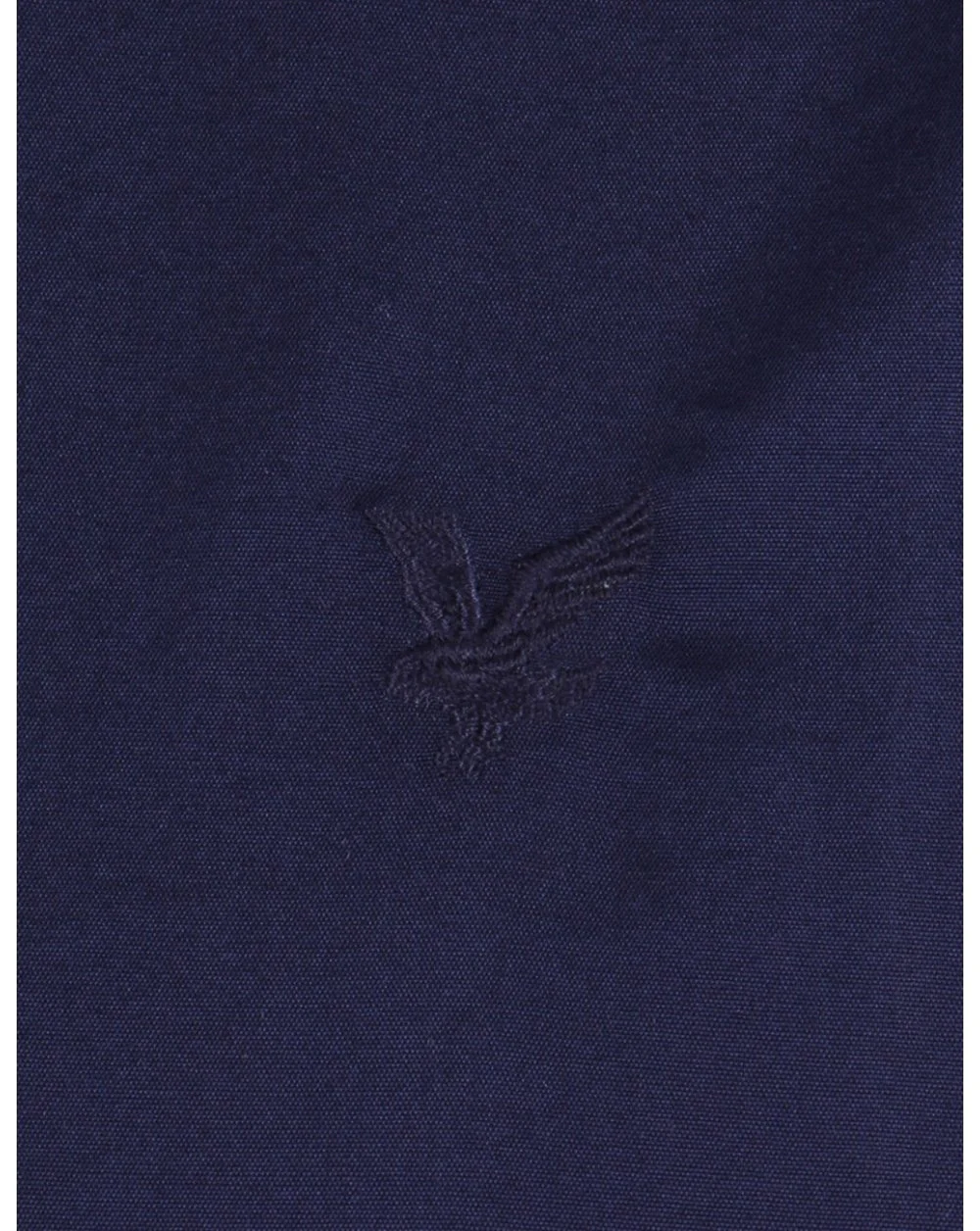 Lyle And Scott Tonal Badge L/s Poplin Shirt Navy Blue - Image 3