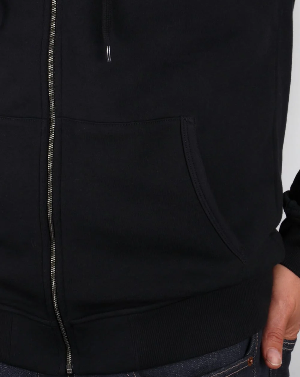 Lyle And Scott Zip Through Hoodie Black - Image 3