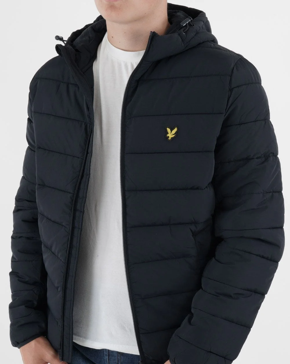 Lyle & Scott Lightweight Puffer Jacket Dark Navy - Image 5