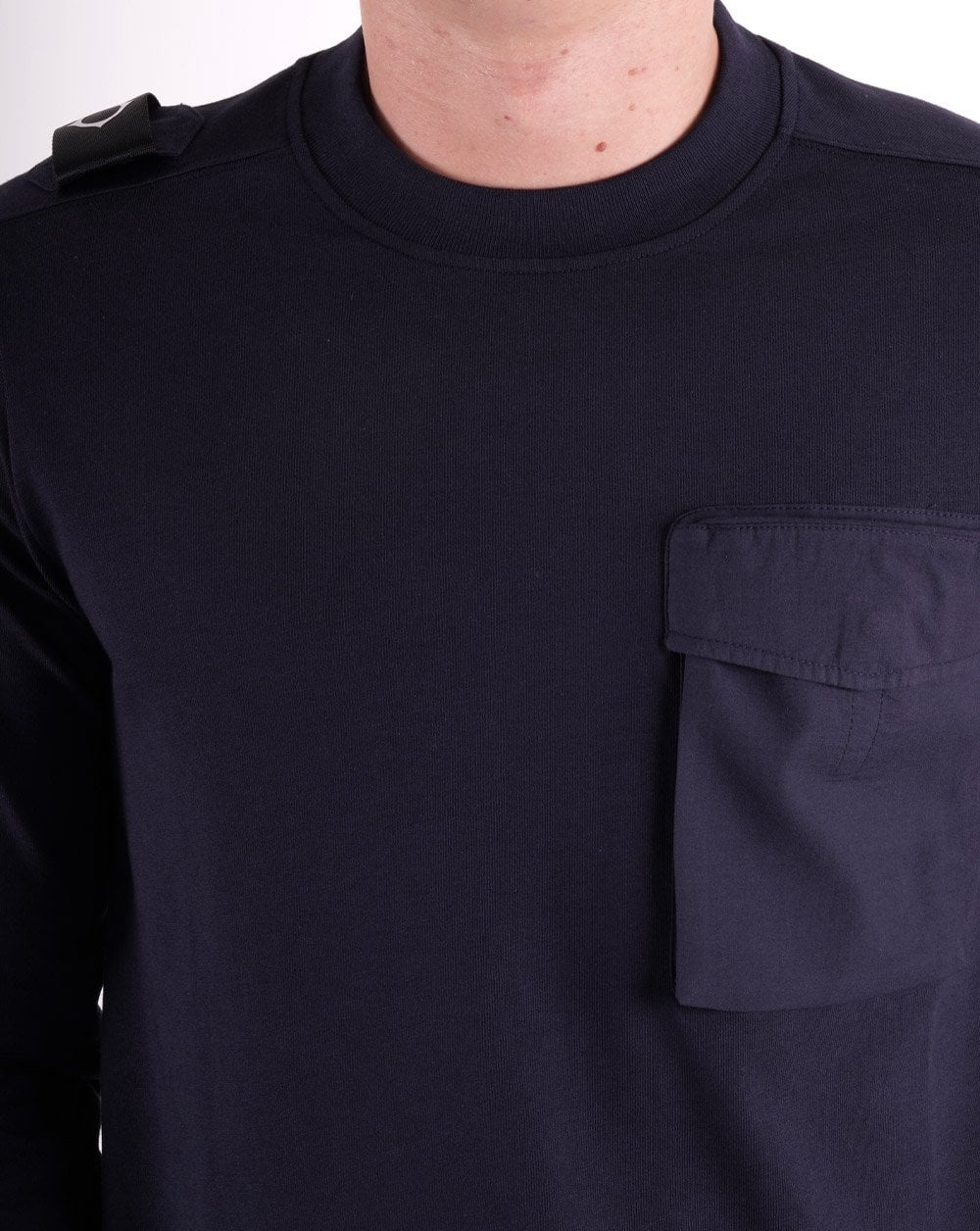 Ma.strum Cargo Pocket Light Sweat Navy - Image 3