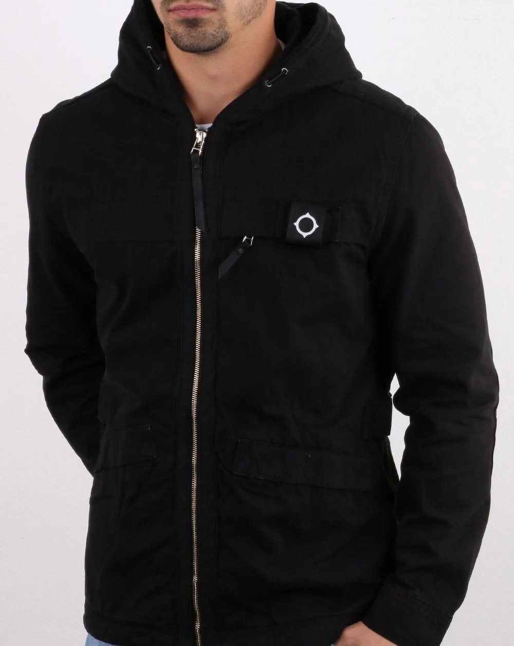 Ma.strum Gd Hooded Jacket Jet Black - Image 3