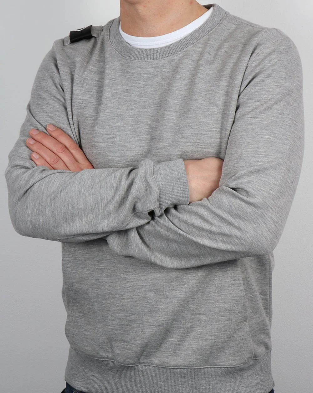Ma.strum Hobart Sweatshirt Grey Marl - Image 4
